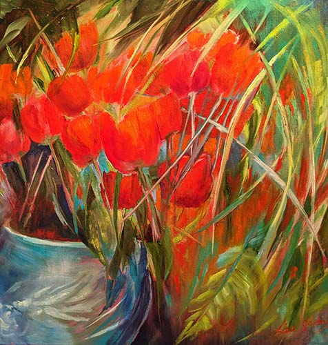 Red Tulips II